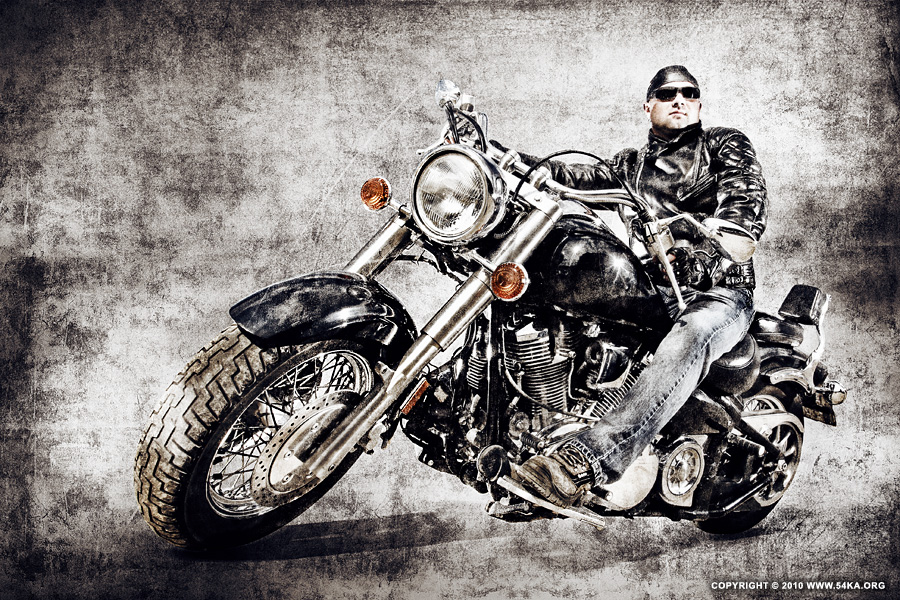 How to Make Photo Session   Biker photography backstage  Photo