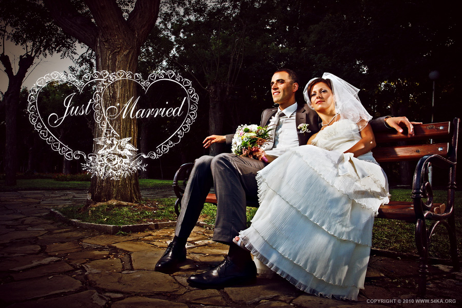 Just Married photography portraits featured fashion  Photo