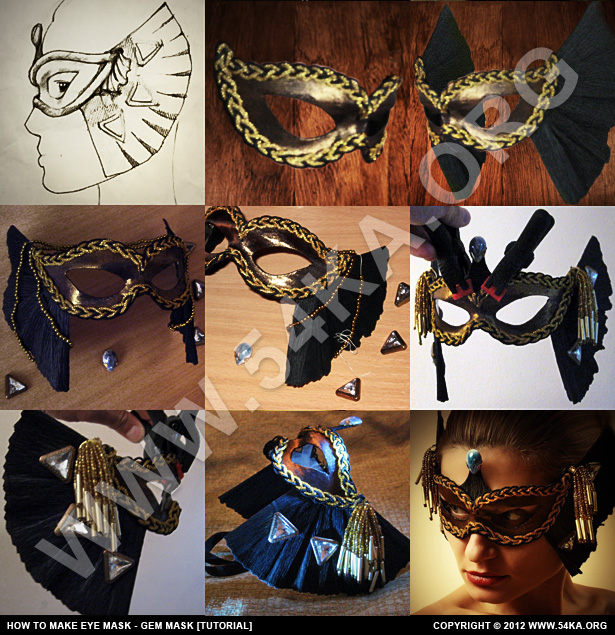 How to Make eye mask – Gem [Tutorial] photography venetian eye mask tutorials diy tutorials  Photo