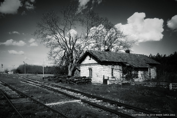 The Last Station photography urban landscapes black and white  Photo
