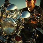 Biker Man Portrait – Motorcycle Lifestyles