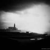 Black and White Lighthouse