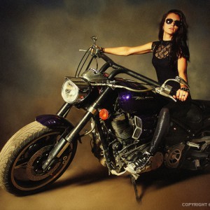 Chopper Biker Girl