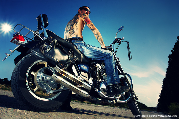 Tattooed Biker Man   Biker Tattoos photography portraits other top rated featured  Photo