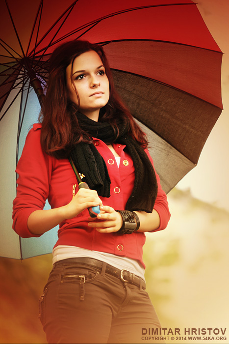 After The Rain umbrella girl portrait photography portraits daily dose  Photo