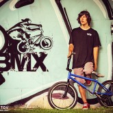 BMX Biker Portrait – Graffiti Art Wall