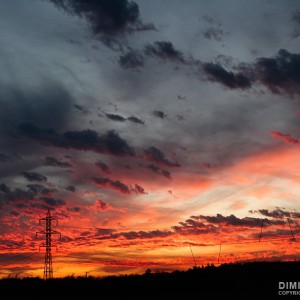 Red sky – Sunset