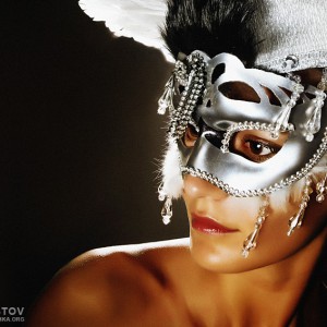 Angel Wings – Venetian Eye Masks Portrait