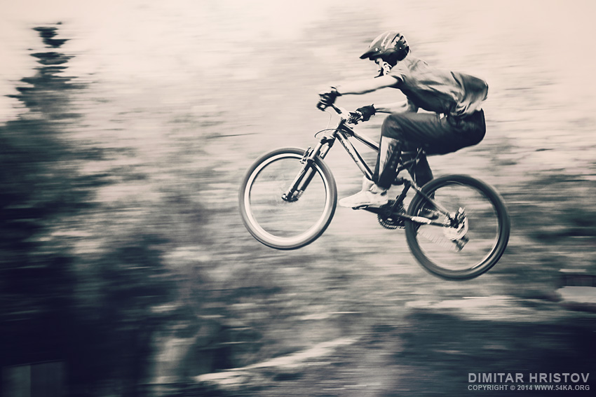 Mountain bike jump photography other featured extreme  Photo