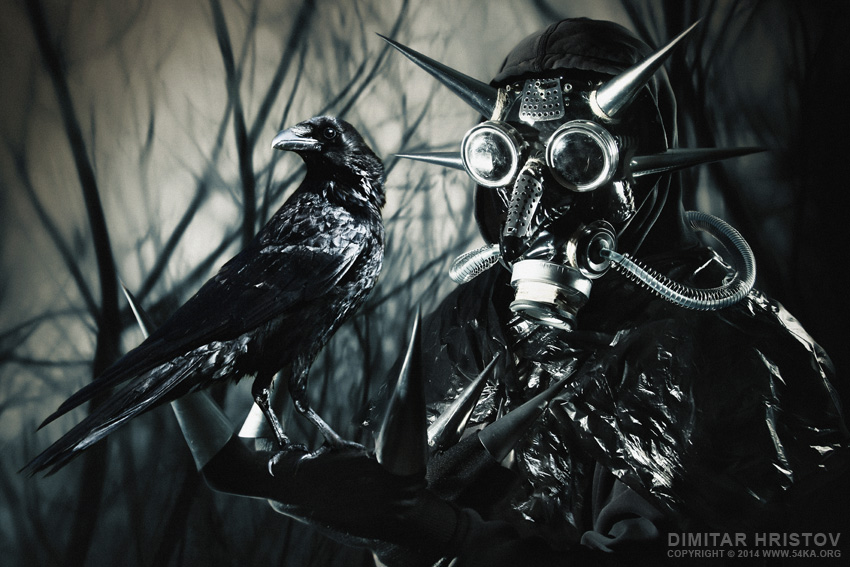Lords of The Time   The Crow photography venetian eye mask photomanipulation featured  Photo