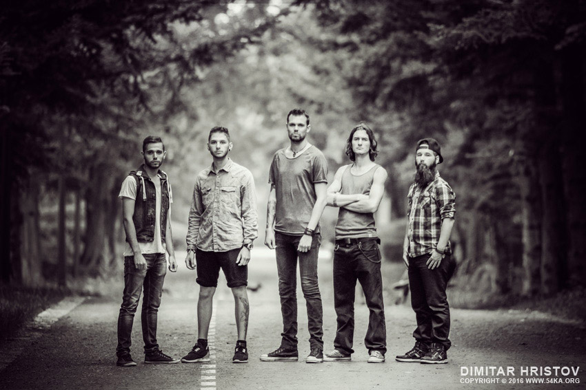 40 Days Later   Music Band photography portraits top rated black and white  Photo