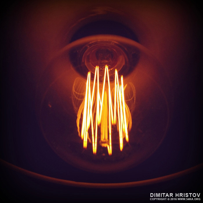 Abstract Glowing Lightbulb daily dose  Photo