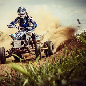 ATV Rider in the action – Extreme sport