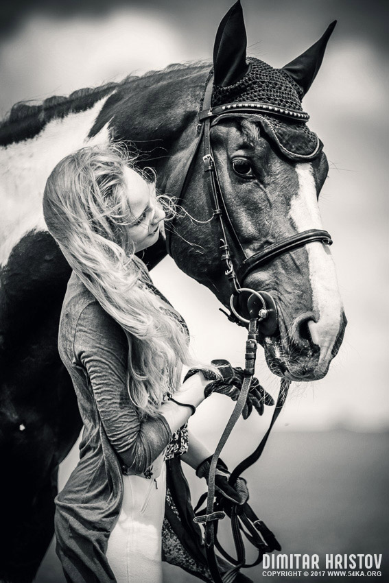 Girls riding horse in beautiful meadow - 54ka [photo blog]