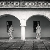 The manor house in Humenne, Slovakia – Inner courtyard