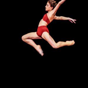 Modern style – ballet dancer jumping
