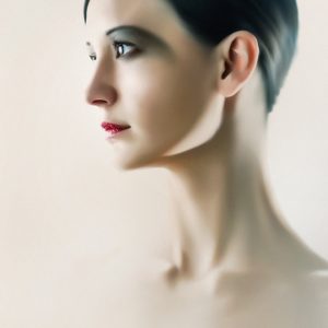 Beautiful Model – HighKey Fashion Studio Portrait
