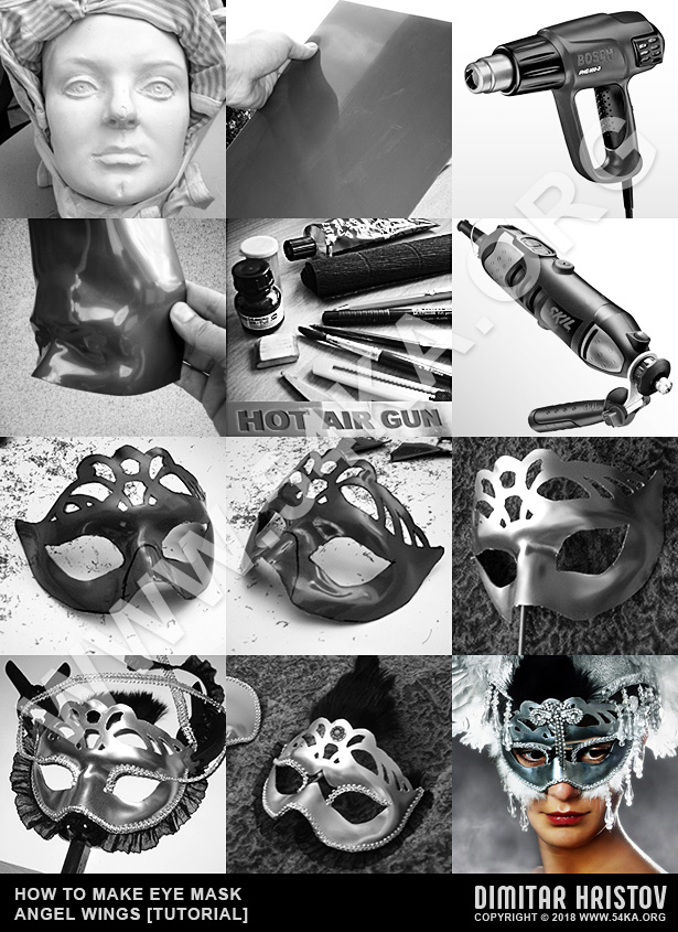 How to Make eye mask   Angel Wings [DIY Tutorial] photography venetian eye mask tutorials diy tutorials  Photo