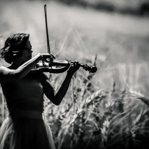 Famous Female Playing Violin