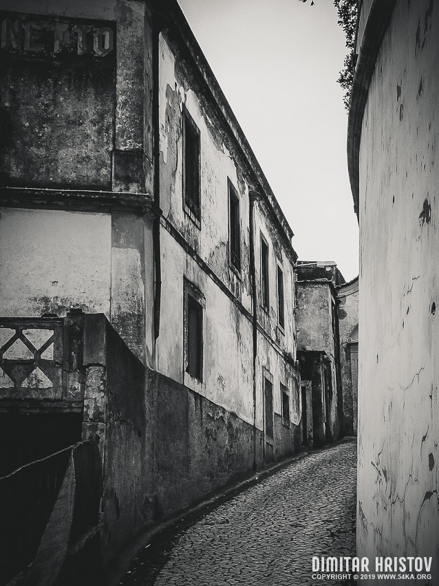 The charming old town of Sintra   Portugal photography urban black and white  Photo