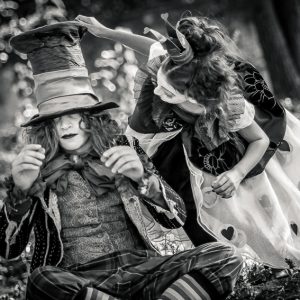 Behind the Scenes Alice in Wonderland photoshoot