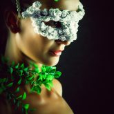 Flower Princess – Woman with masquerade carnival mask