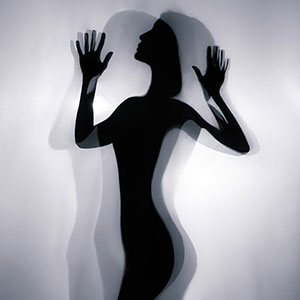 Girl on backlight – Dancing silhouette – Art Photography