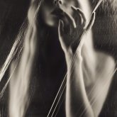 Mystic long hair woman – Dramatic vintage art portrait