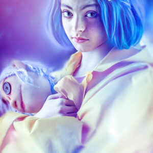 Coraline portrait with doll