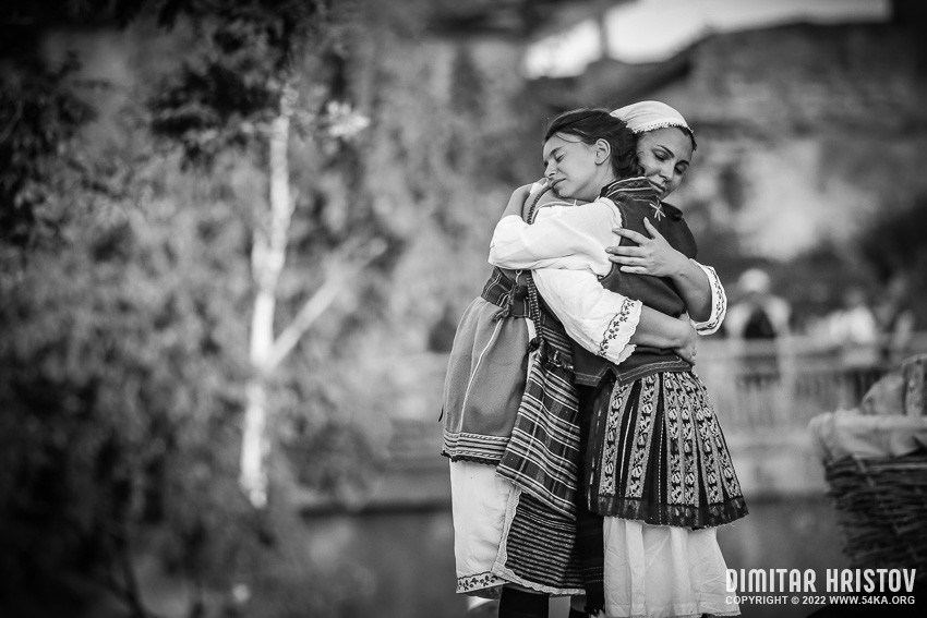 Hug mother and daughter   The Defense of Kavarna   Reenactment Battle photography portraits other top rated featured black and white  Photo