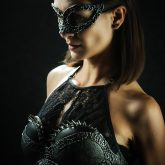 Silver mask – Woman portrait